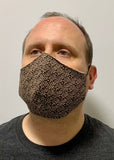 Vines Dark Brown - FACE MASK