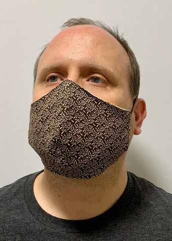 Vines Dark Brown - FACE MASK