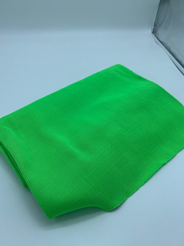 HEAVYWEIGHT NYLON RIBBING - NEON GREEN