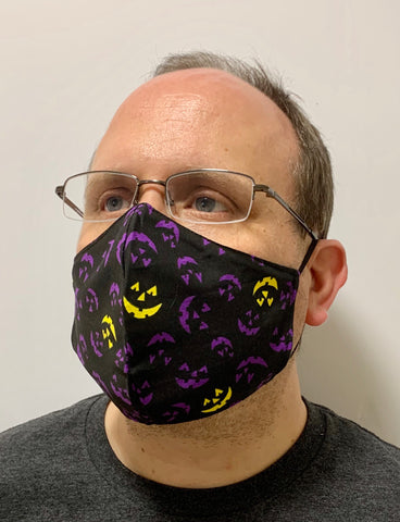 Halloween Jack O'Lantern - FACE MASK