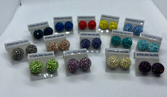 Sparkle Stud Earrings 12mm