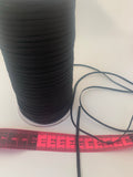 1/8" Flat Elastic - Black