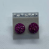 Sparkle Stud Earrings 10mm