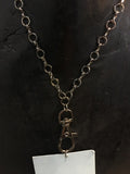 Breakaway Lanyard - Small Hoops Gunmetal