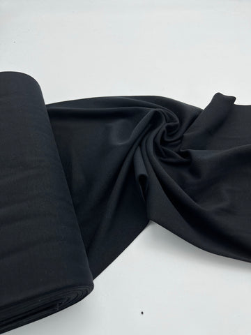 COTTON RIBBING - BLACK