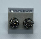Sparkle Stud Earrings 10mm