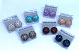Sparkle Stud Earrings 12mm