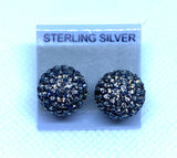 Sparkle Stud Earrings 12mm