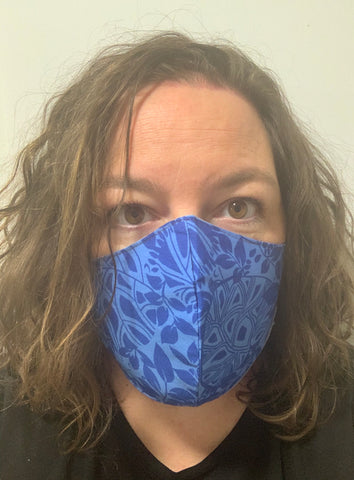 Tiki blue - FACE MASK