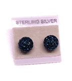 Sparkle Stud Earrings 8mm