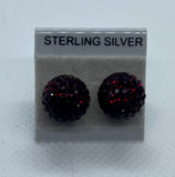 Sparkle Stud Earrings 10mm