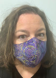 Purple Batik Multi - FACE MASK