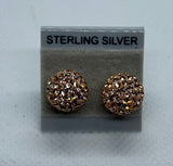 Sparkle Stud Earrings 10mm