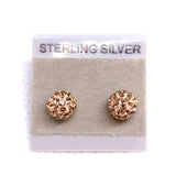Sparkle Stud Earrings 6mm