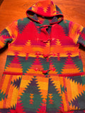 SOLD 3/4 Parka - Bright Navajo Wool