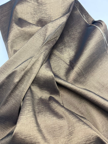 Stretch Iridescent Nylon/Taffeta - Taupe