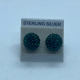 Sparkle Stud Earrings 10mm