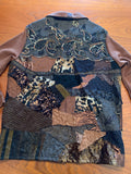 Pieced Brown Creative Chaos Jacket