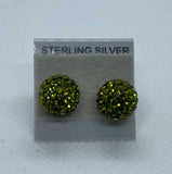 Sparkle Stud Earrings 10mm