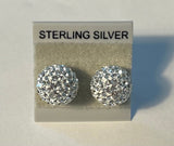 Sparkle Stud Earrings 10mm
