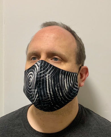 Swirls Of Grey - FACE MASK