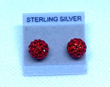 Sparkle Stud Earrings 8mm