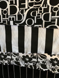 Decorative Cotton Print - Thin Stripes