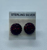 Sparkle Stud Earrings 10mm