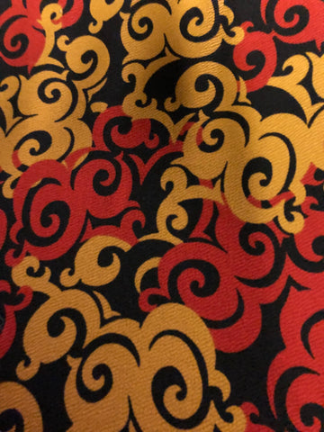 Swirls poly/spandex print