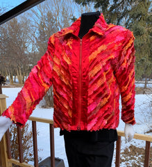 Red Total Elegance Jacket