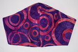 Purple/Pink Batik - FACE MASK
