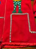 Red Crazy Cats Fleece Jacket