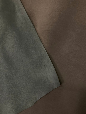Reversible Fleece - Charcoal/Dk Brown