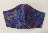 Purple Batik Multi - FACE MASK