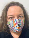 Colour burst White- FACE MASK