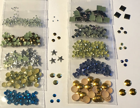 Metals - 500 pieces - multiple colour options