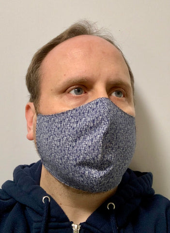 Blue Checks - FACE MASK